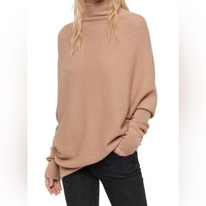 ALLSAINTS Ridley Funnel Neck Wool & Cashmere Sweater
 
TOFFEE BROWN, Size Small